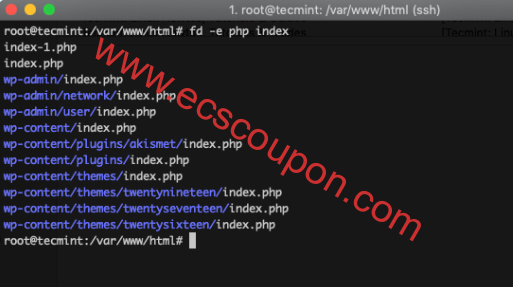 Linux Fd命令:快速文件搜索“Find”命令的最佳替代品-趣云笔记