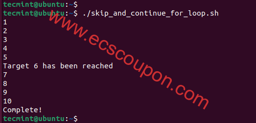 Linux系统使用Bash For Loop典型用法实例详解-趣云笔记
