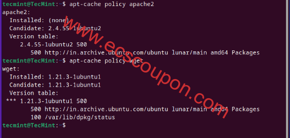 Ubuntu系统中6个有用的apt-cache命令示例详解-趣云笔记