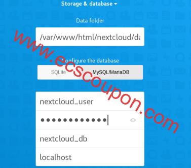 NextCloud数据库设置