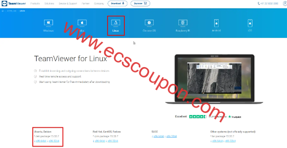 Ubuntu 22.04系统安装TeamViewer两种方法介绍-趣云笔记