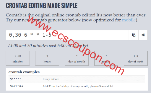 Crontab GUI