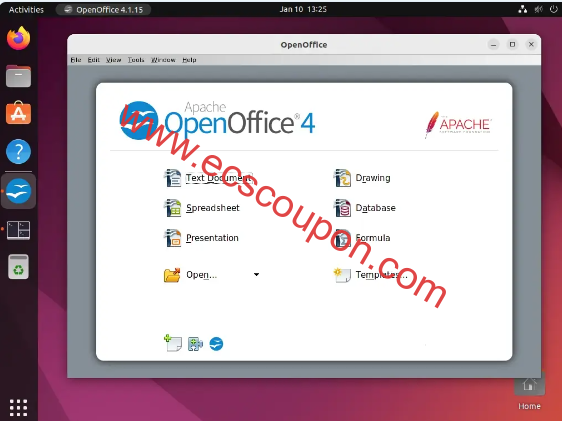 Linux桌面安装最新OpenOffice版本图文步骤-趣云笔记