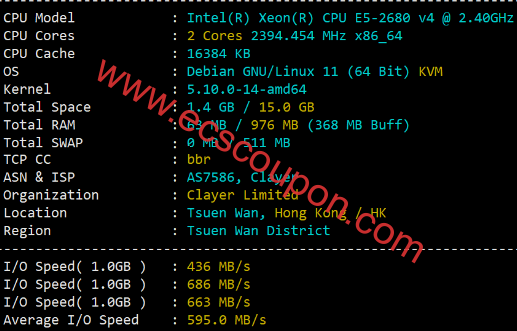 CubeCloud怎么样?CubeCloud CN2 GIA线路香港VPS测评数据-趣云笔记
