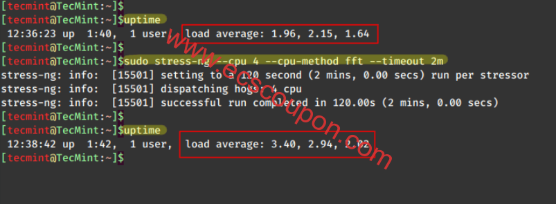 Linux系统施加高CPU负载和压力测试简单方法-趣云笔记