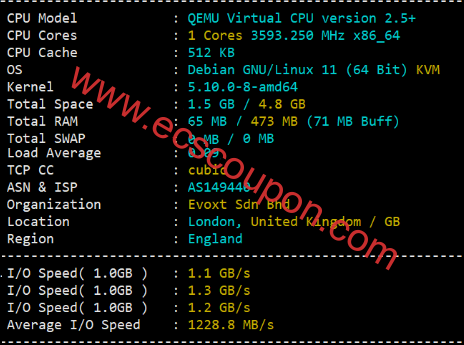 Evoxt怎么样?Evoxt优质网络香港VPS真实测评数据报告-趣云笔记