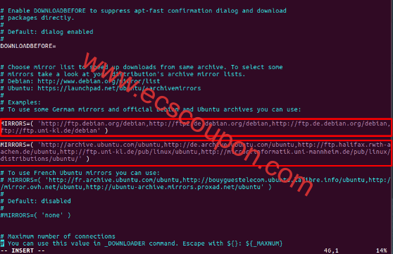 /etc/apt-fast.conf配置文件