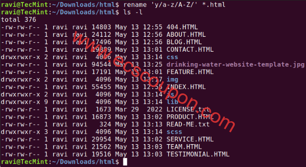 Rename:Linux批量重命名多个文件的命令行工具-趣云笔记