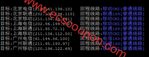 三网回程路由