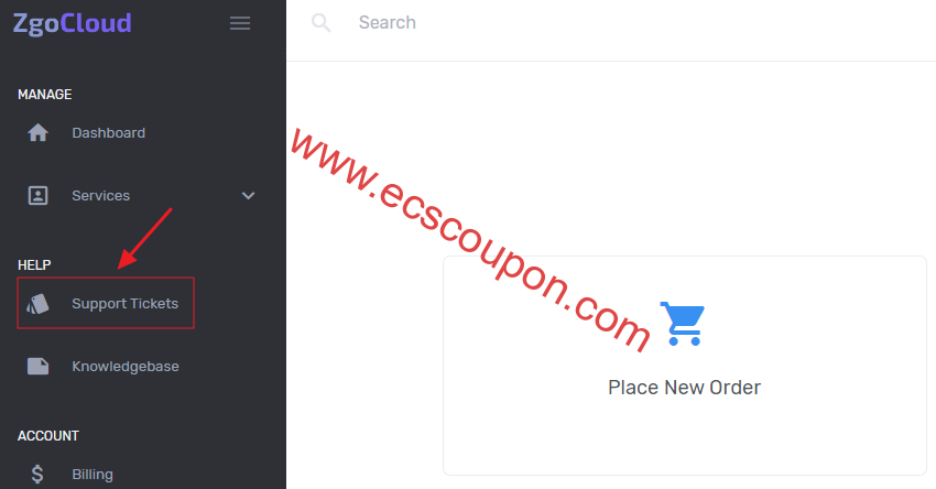 ZgoVPS工单