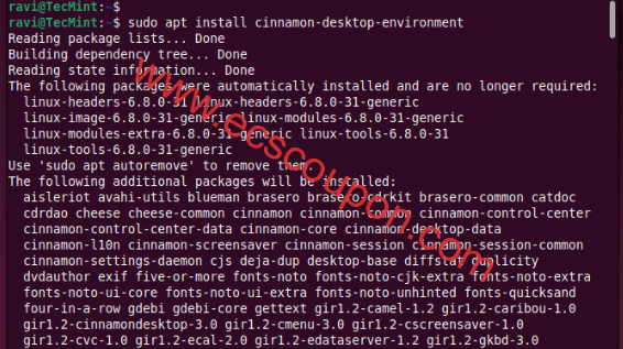 Ubuntu安装Cinnamon桌面