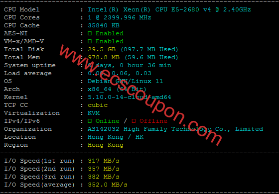 慈云数据CTG香港云服务器测评:三网优化线路原生IP解锁强-趣云笔记