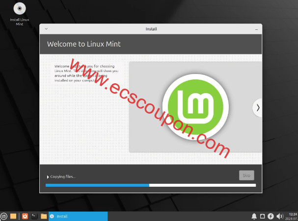 Linux Mint安装进度