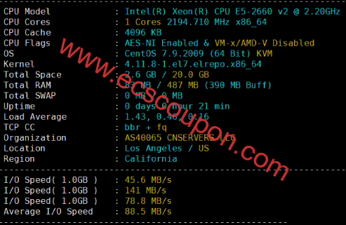 六六云美西AS4837线路VPS测评:双ISP原生IP流媒体解锁强-趣云笔记
