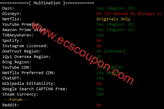 LisaHost CERA高防美国VPS测评:回程强制CN2 GIA原生IP解锁能力强-趣云笔记