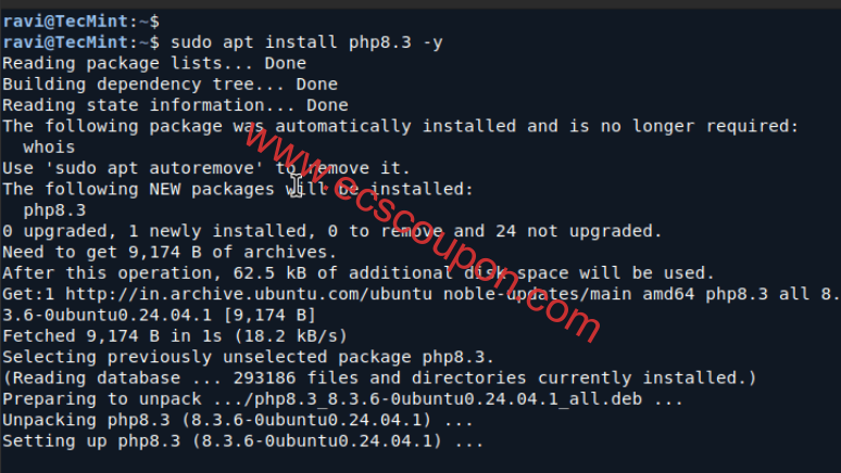 Ubuntu 24.04安装PHP 8.4及配置Apache或Nginx教程-趣云笔记