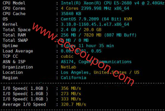 ZoroCloud美国BGP云服务器测评 住宅双ISP流媒体解锁漂亮-趣云笔记