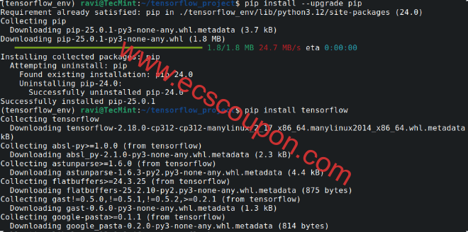 深度学习入门:Ubuntu 24.04安装TensorFlow图文教程-趣云笔记
