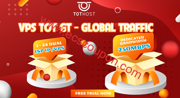 TOTHOST推出全球流量双ISP越南VPS 高配独享大带宽适合布局外贸业务-趣云笔记
