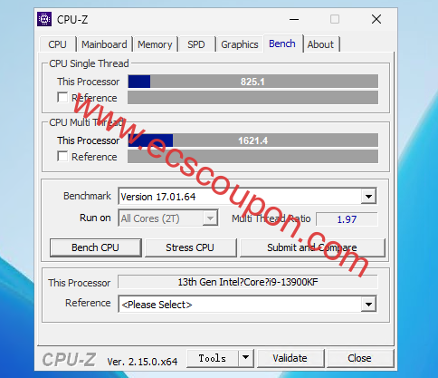 CPU-Z测试
