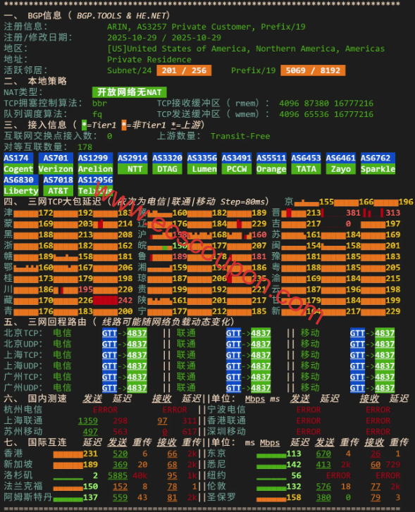 网络质量体检报告