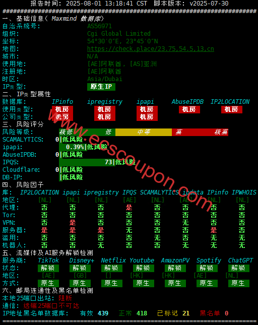 IP质量检测