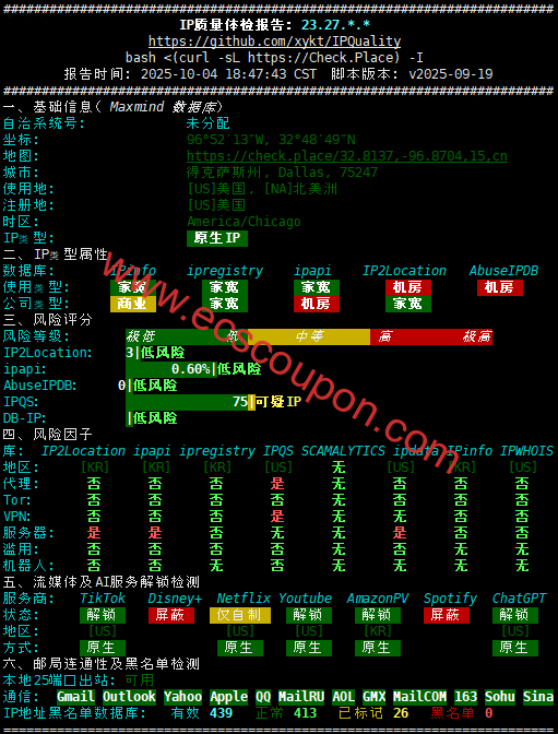 IP质量检测