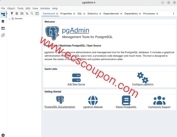 pgAdmin PostgreSQL管理工具