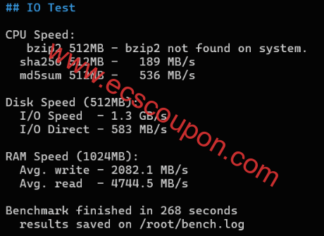 Serverreview测试性能数据