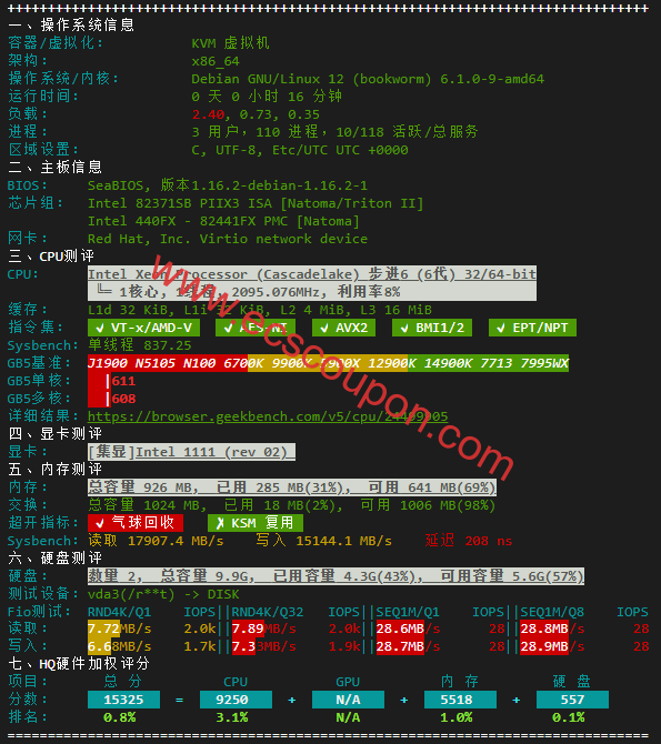 硬件质量体检报告