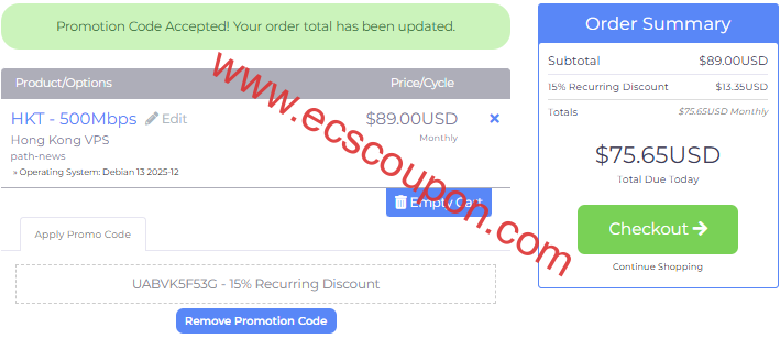 MoonVM春季优惠 香港HKT动态VPS和台湾HiNet静态VPS低至8折-趣云笔记