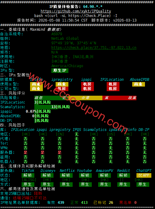 IP质量检测