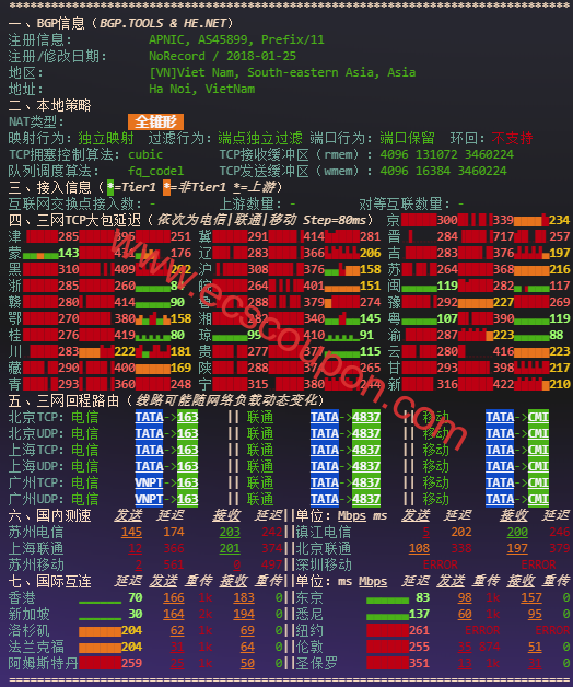 IPv4网络质量体检报告