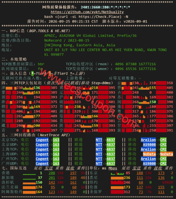 IPv6网络质量体检报告
